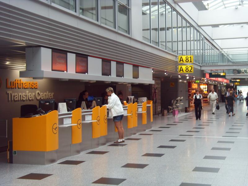 Der Flughafen von Düsseldorf